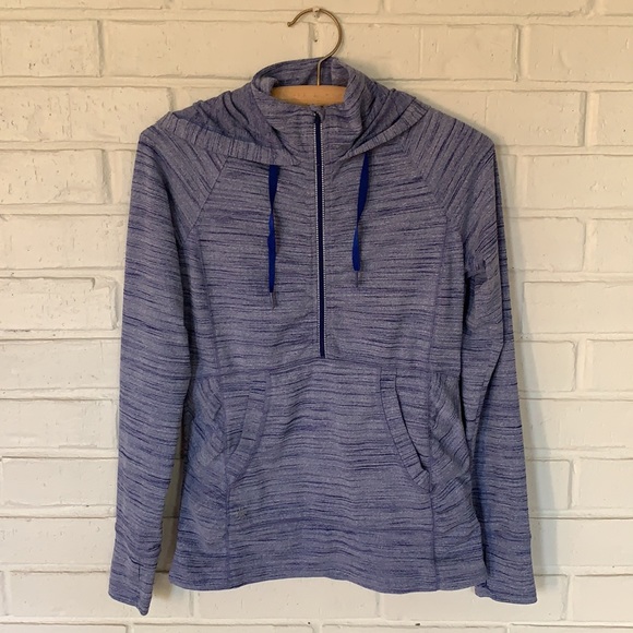 Athleta Heavenly Hail Hoodie Blue Size Small - Picture 2 of 9
